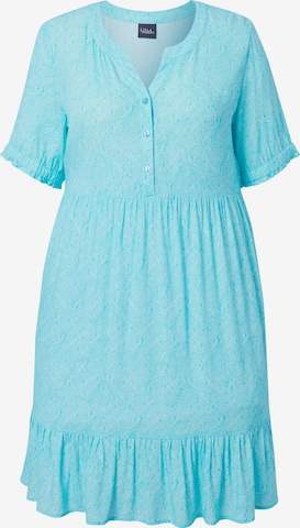 Ulla Popken Dress in Blue: front