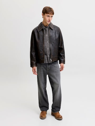 JACK & JONES Baggy Jeans 'ALEX' i sort