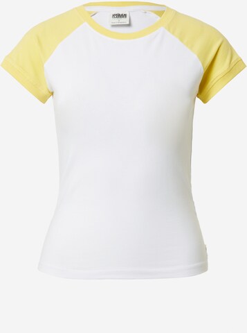 T-shirt Urban Classics en blanc : devant