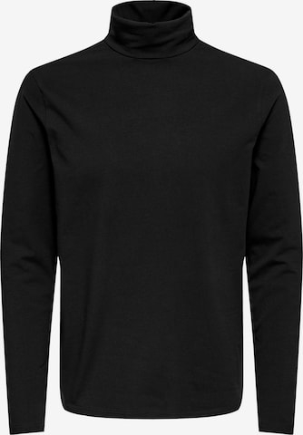 Only & Sons Shirt 'Michan' in Zwart: voorkant