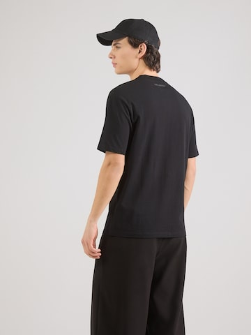 Tricou de la Karl Lagerfeld pe negru: spate