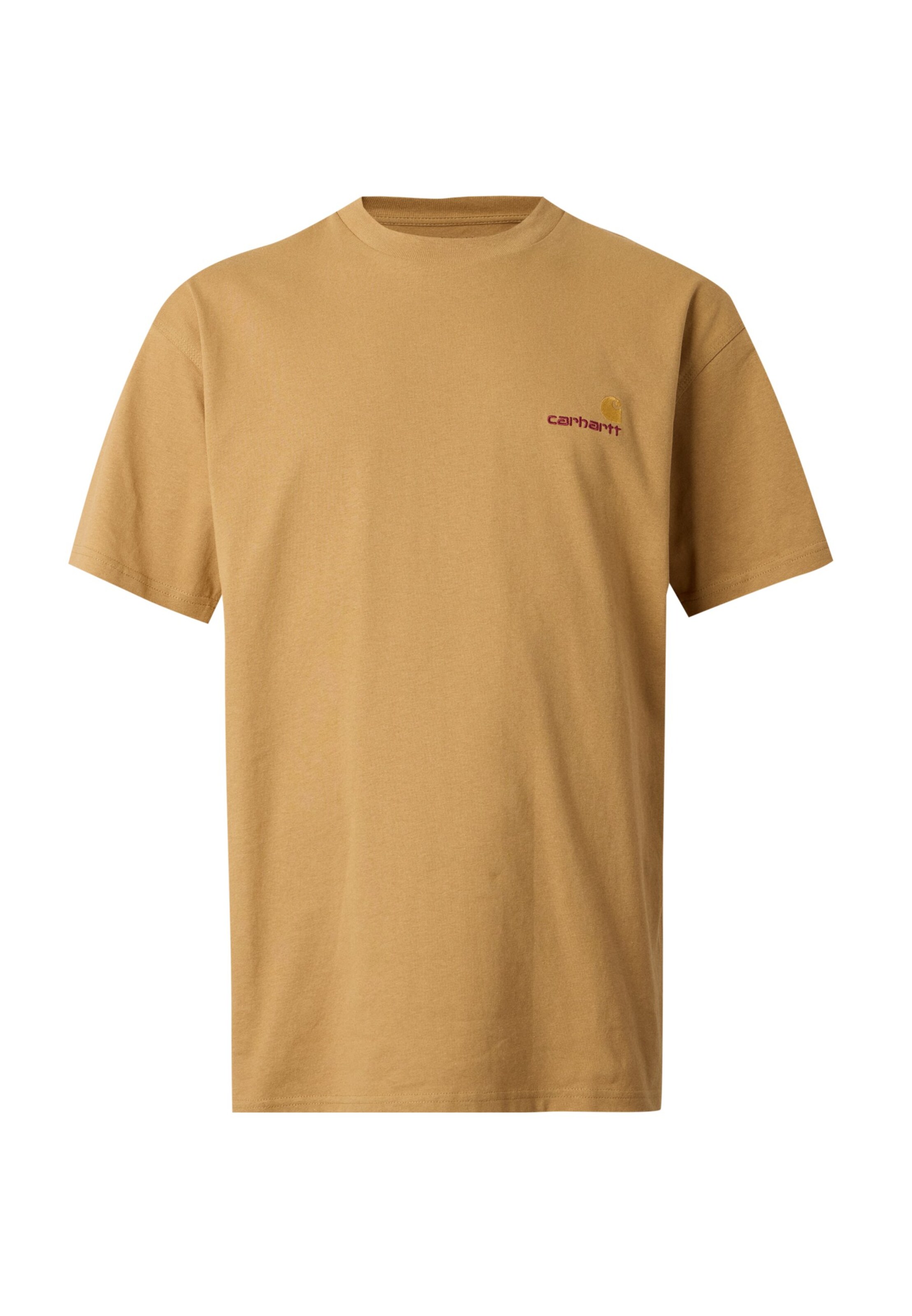 T-Shirt 'American Script' Carhartt WIP en jaune : devant