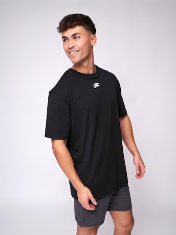 T-Shirt 'Essential Oversized T-shirt' Fortex Fitness en noir