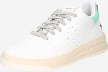 WOMSH Platform trainers 'VEGAN HYPER' in White: front
