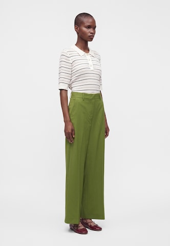 Weekend Max Mara Широкий Плиссированные брюки 'VISIVO' в Зеленый