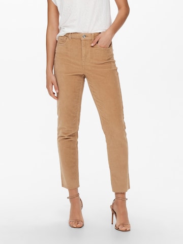 ONLY Trousers 'Emily' in Brown: front