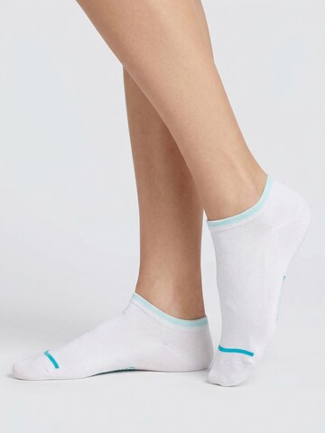 footstar Ankle Socks 'Neon' in Blue