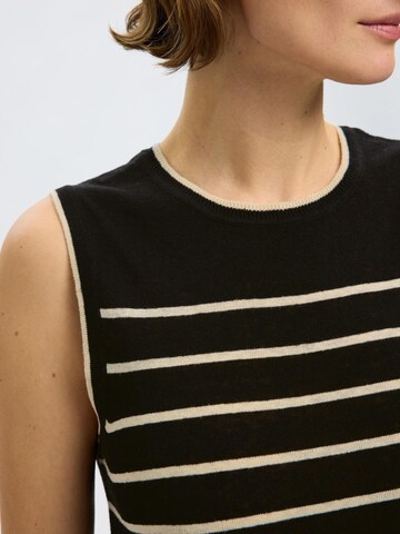 SELECTED FEMME Gebreide jurk in Zwart