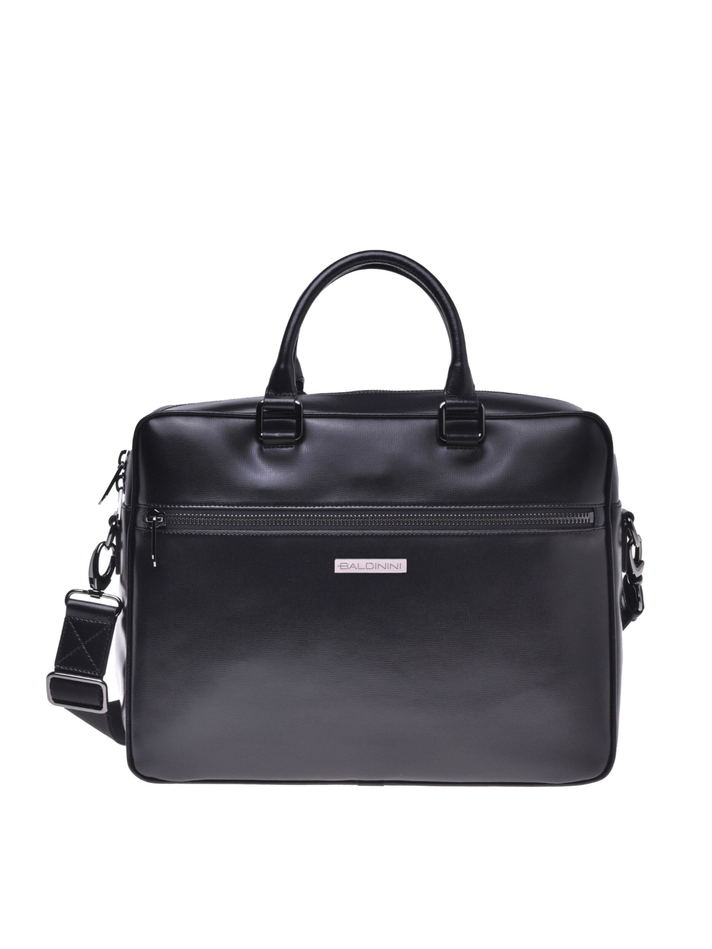 BALDININI Document Bag in Black: front