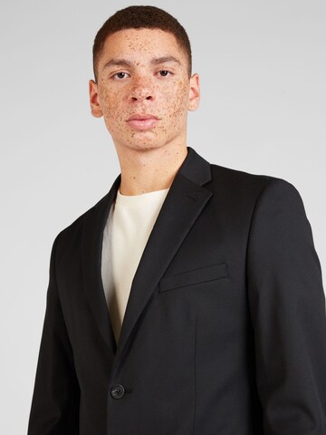 Coupe regular Veste de costume TOPMAN en noir