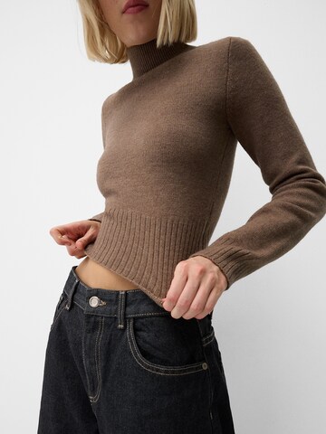 Pull-over Bershka en marron