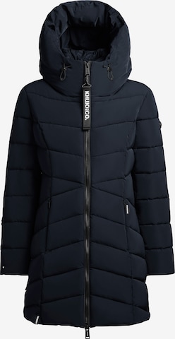 Manteau d’hiver 'Dier' khujo en bleu : devant