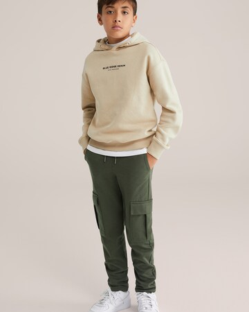 WE Fashion Обычный Штаны в Зеленый