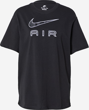 NIKE Performance shirt 'Air' in Black: front