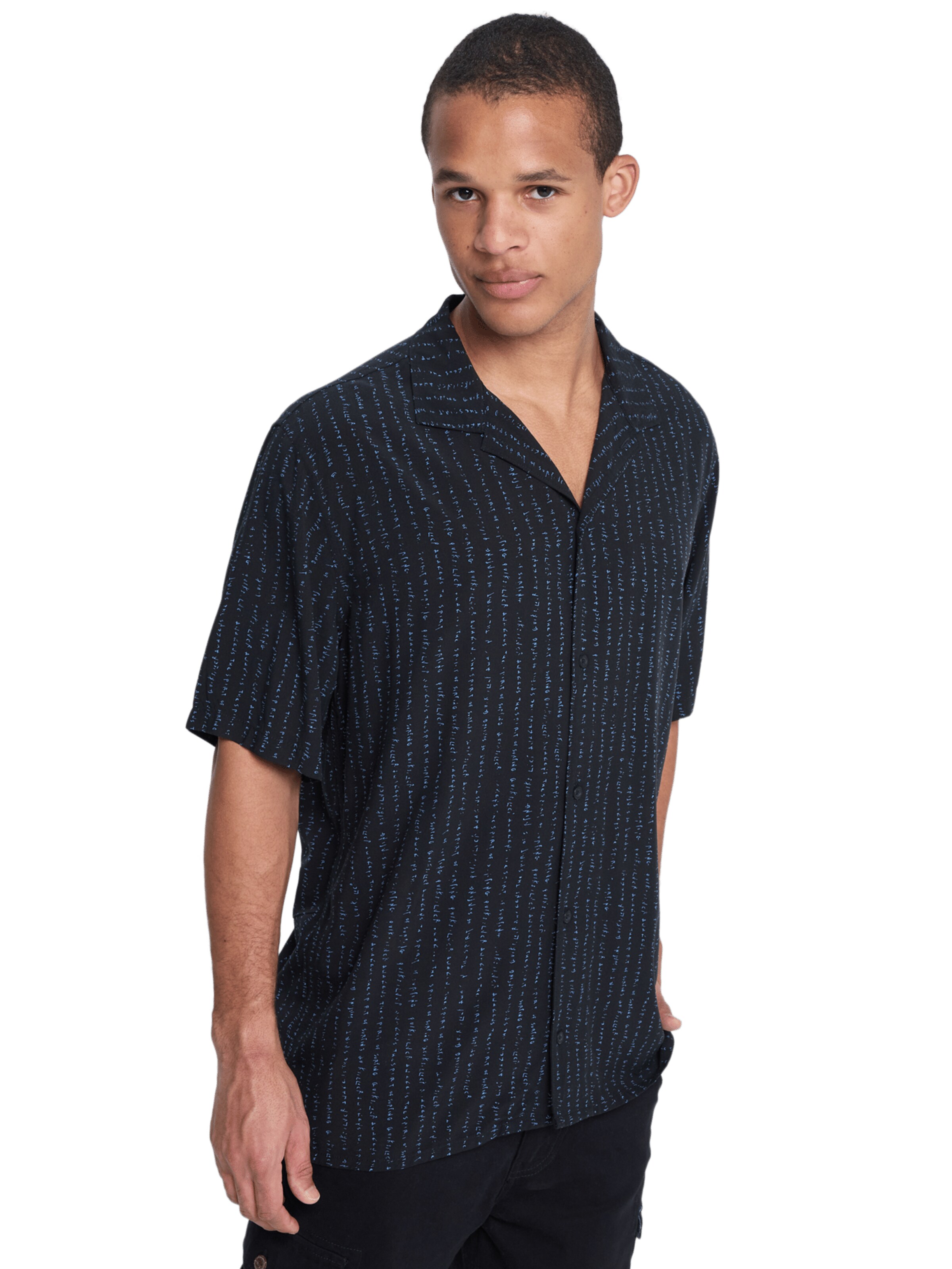 QUIKSILVER Comfort fit Button Up Shirt 'Paradise' in Blue