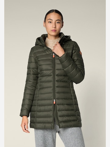 Manteau d’hiver 'Carol' SAVE THE DUCK en vert : devant
