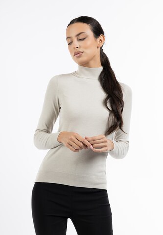 faina Пуловер 'Minya' в сиво: отпред