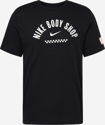 T-Shirt fonctionnel NIKE en noir : devant