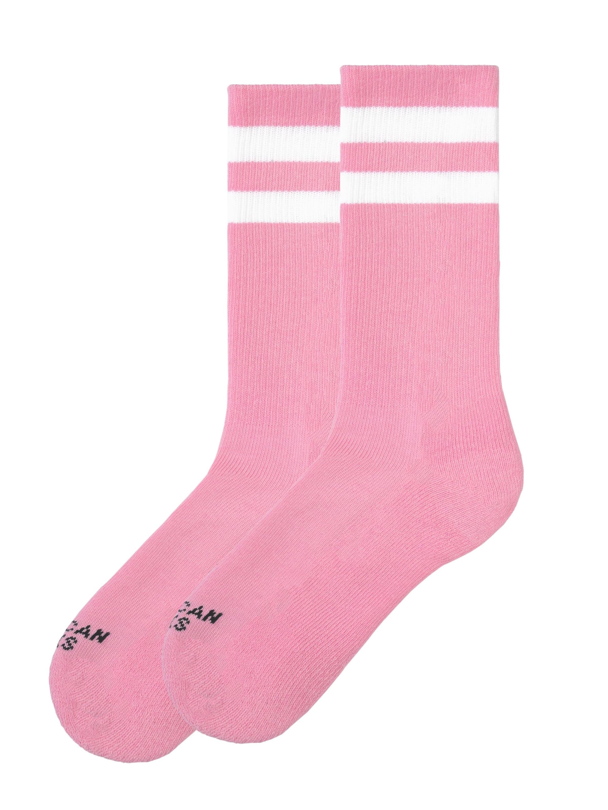 Chaussettes 'Bubblegum' American Socks en rose : devant
