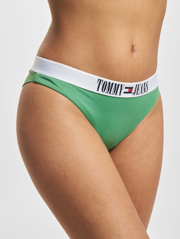 Tommy Jeans Bikinitrusse i grøn: forside