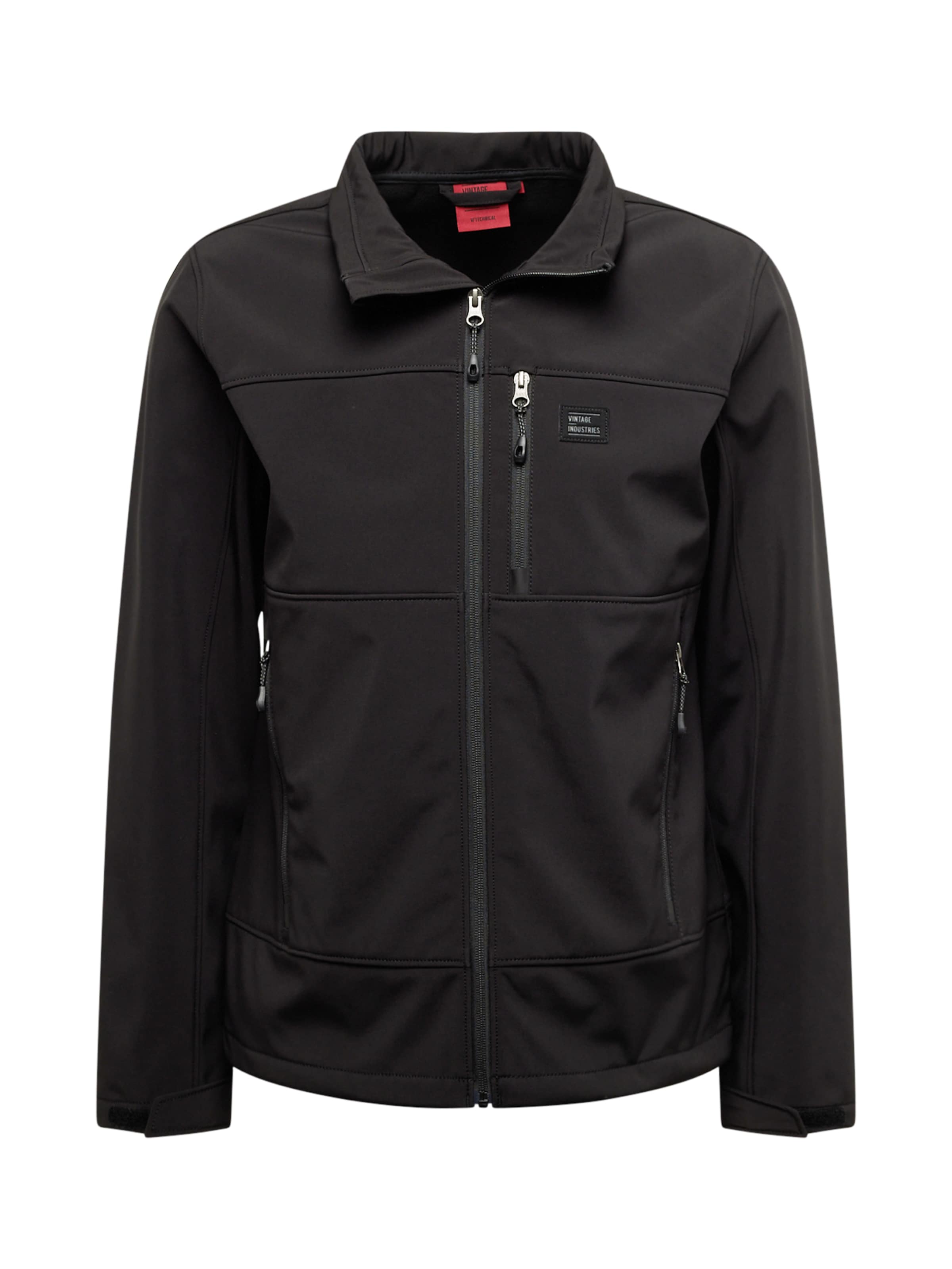 Vintage Industries Udendørsjakke 'Renzo' i sort: forside