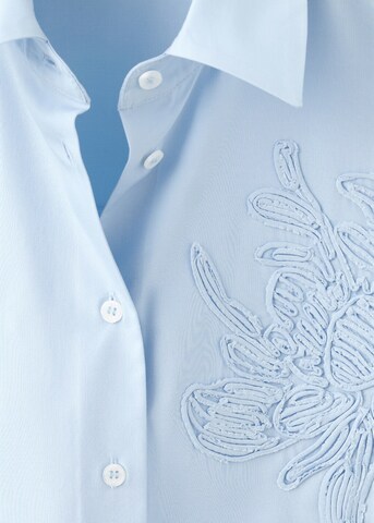 MANGO Bluse 'Salma' in Blau