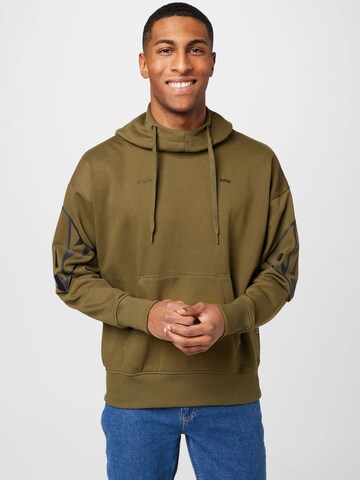 G-Star RAW Sweatshirt in Groen: voorkant