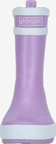 ZigZag Rubber Boots in Purple