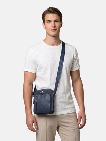 Borsa a tracolla 'Borsa a Tracolla Uomo Navigare - Poliestere Chiusura Zip' di Navigare in blu