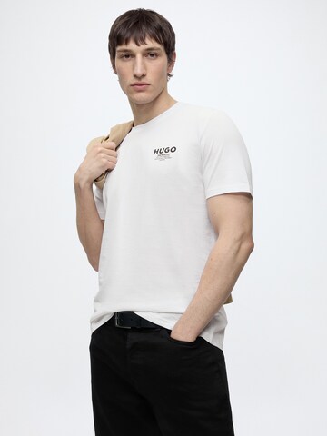 HUGO T-Shirt 'Nesptee' in Weiß