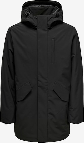 Veste fonctionnelle 'ONSSayn' Only & Sons en noir : devant