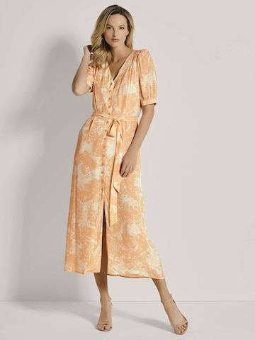 MADELEINE Blousejurk in Oranje: voorkant