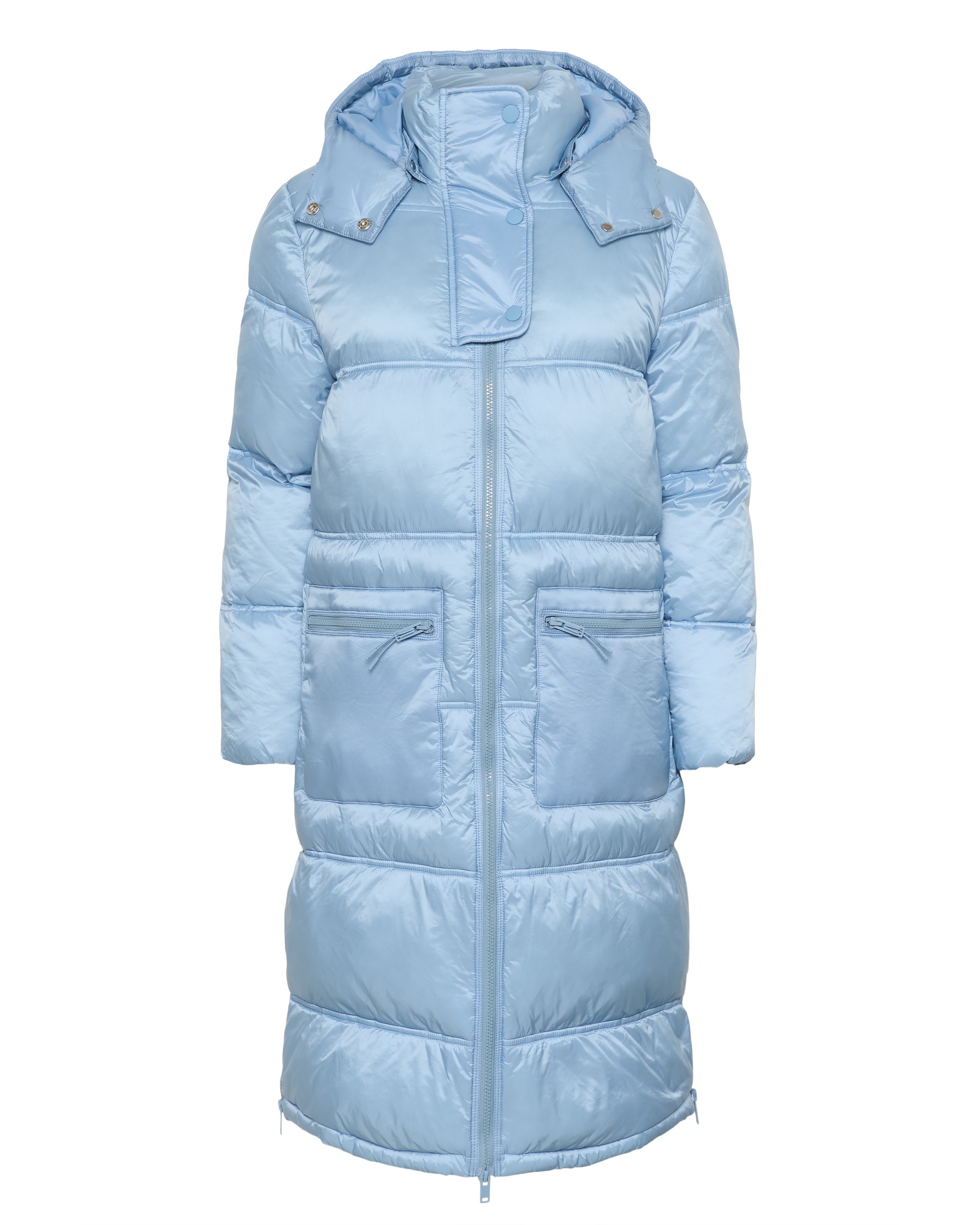 SAINT TROPEZ Wintermantel 'SZ Frances' in Blauw: voorkant