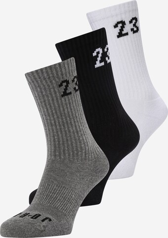 Jordan Sports socks in Grey: front