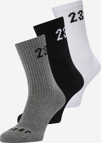 Chaussettes de sport Jordan en gris : devant