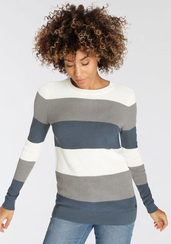 H.I.S Sweater in Blue: front
