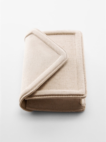 MANGO Skuldertaske 'OSAKA' i beige