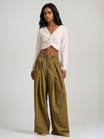 Funky Buddha Pullover i beige: forside
