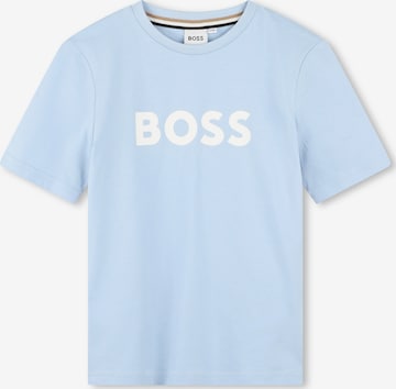 BOSS Kidswear Tričko – modrá: přední strana
