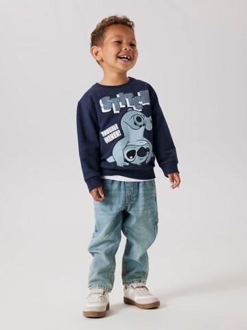 Sweat 'Stitch' NAME IT en bleu