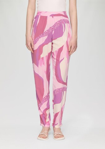 QS Regular Pants in Pink: front