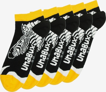 UNABUX Socks in Black: front