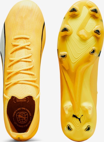 Chaussure de foot 'Future Ultimate FG/AG' PUMA en jaune