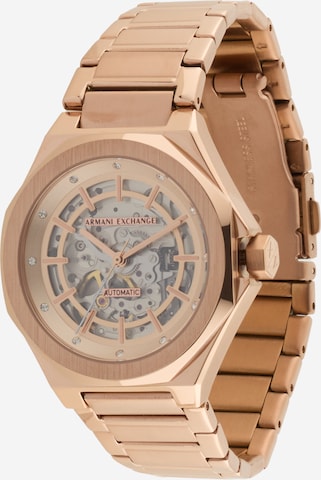 ARMANI EXCHANGE Analoguhr in Pink: Vorderseite