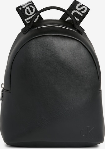 Calvin Klein Jeans Backpack in Black: front