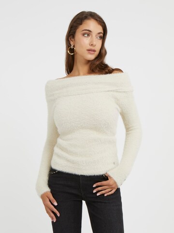 GUESS Pullover in Weiß: Vorderseite