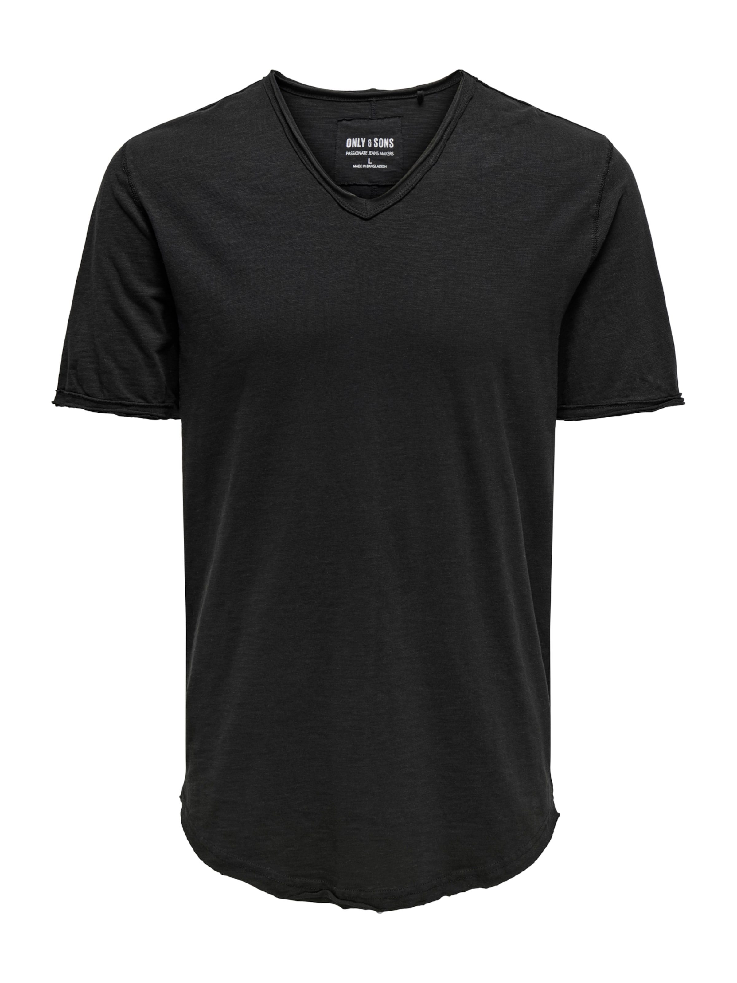 Only & Sons Shirt 'ONSBENNE' in Black: front