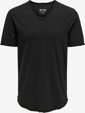 Only & Sons Shirt 'ONSBENNE' in Black: front
