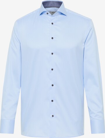 ETERNA Slim fit Button Up Shirt in Blue: front