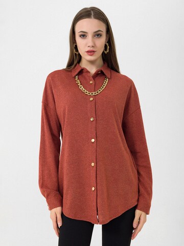 Daniel Hills Bluse in Rot